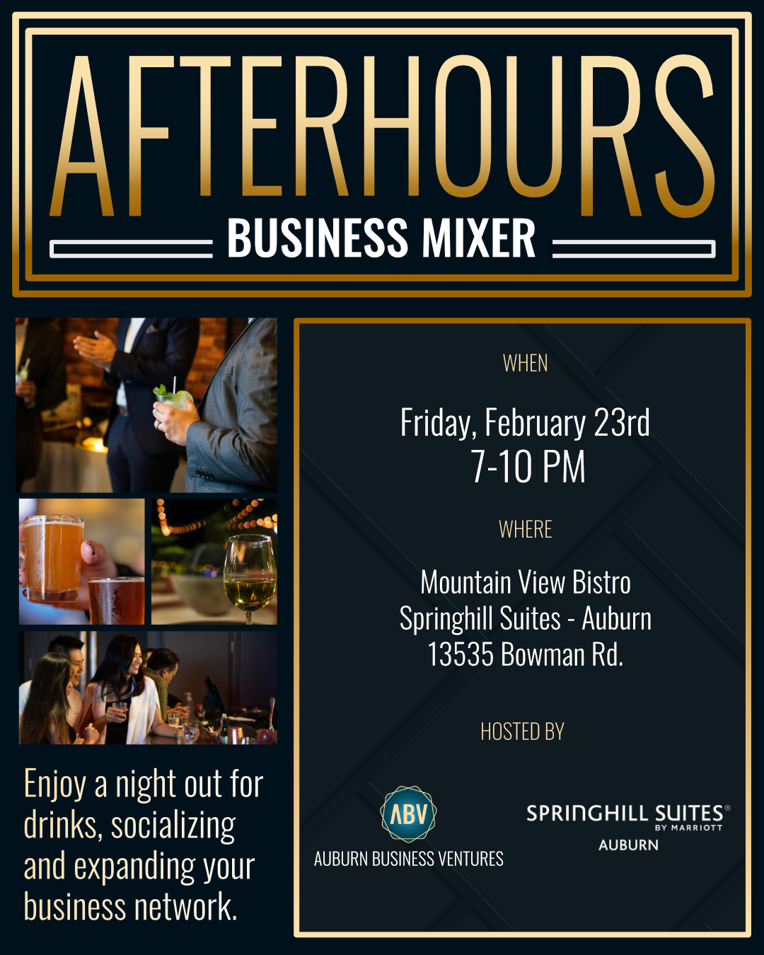 Afterhours Business Mixer in Auburn CA